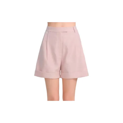 Blood Glitter Casual Shorts Women's Pink