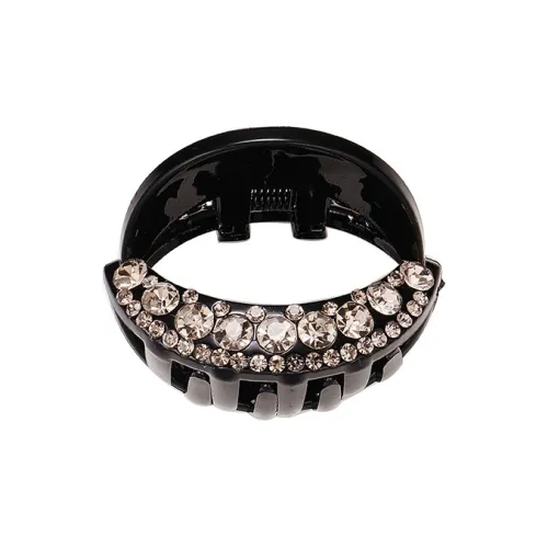 CAROMAY Acrylic Hair Clips Women's Classic Black