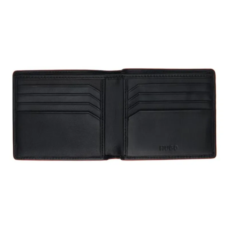 HUGO BOSS Leather Wallet Medium Size Men's Black-2