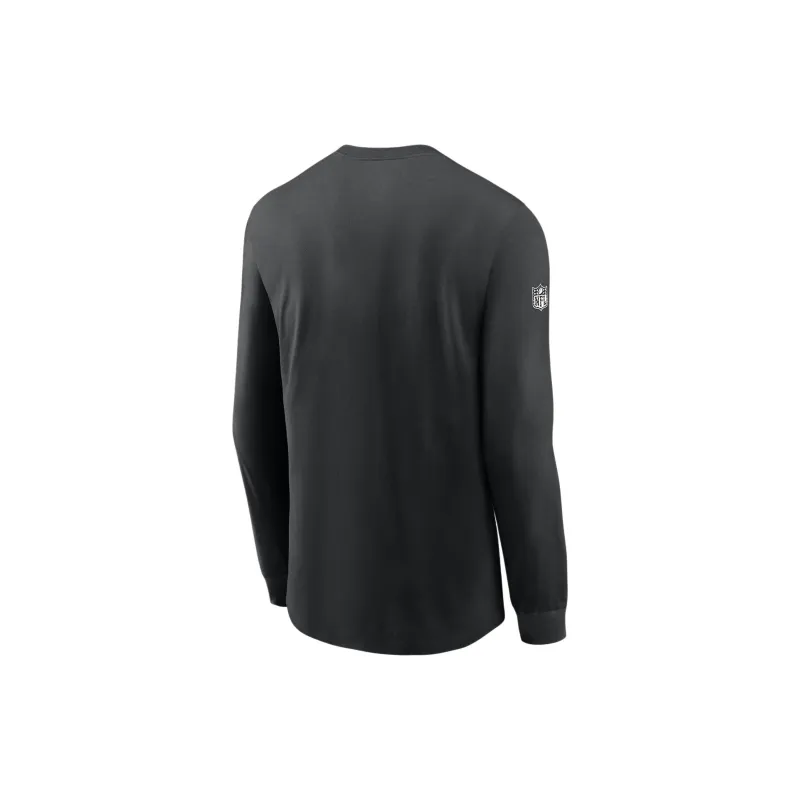 Nike Baltimore Ravens Sideline Team Issue Men's Nike Dri-FIT Nfl Long-Sleeve T-Shirt-1