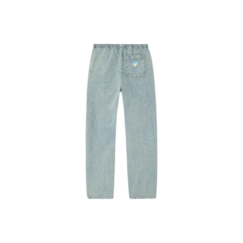 AMERICAN VINTAGE A.M SS24 PANTALON FEMME BESOBAY Jeans Women's Dirty Blue-1