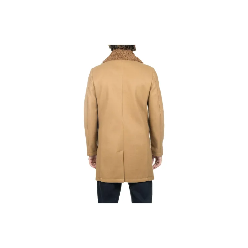 DANIELE ALESSANDRINI Jackets & Coats Men's Caramel-1