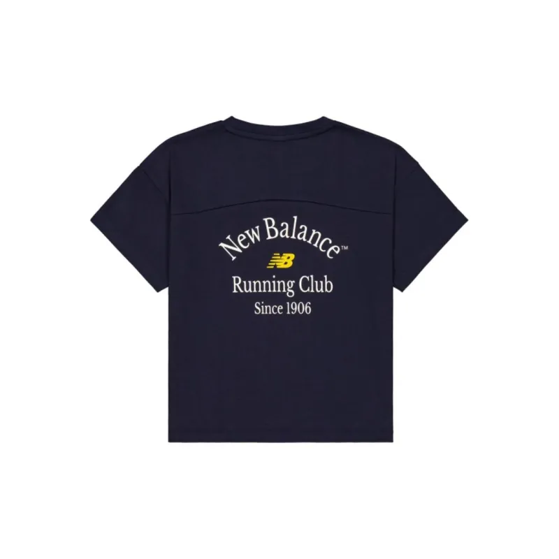 New Balance T Shirt Women's Marine Blue-1