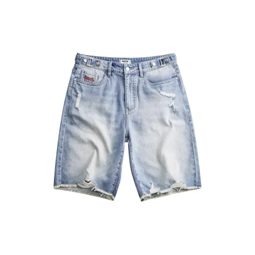 FAIRWHALE Denim Shorts Unisex 113 Light Blue