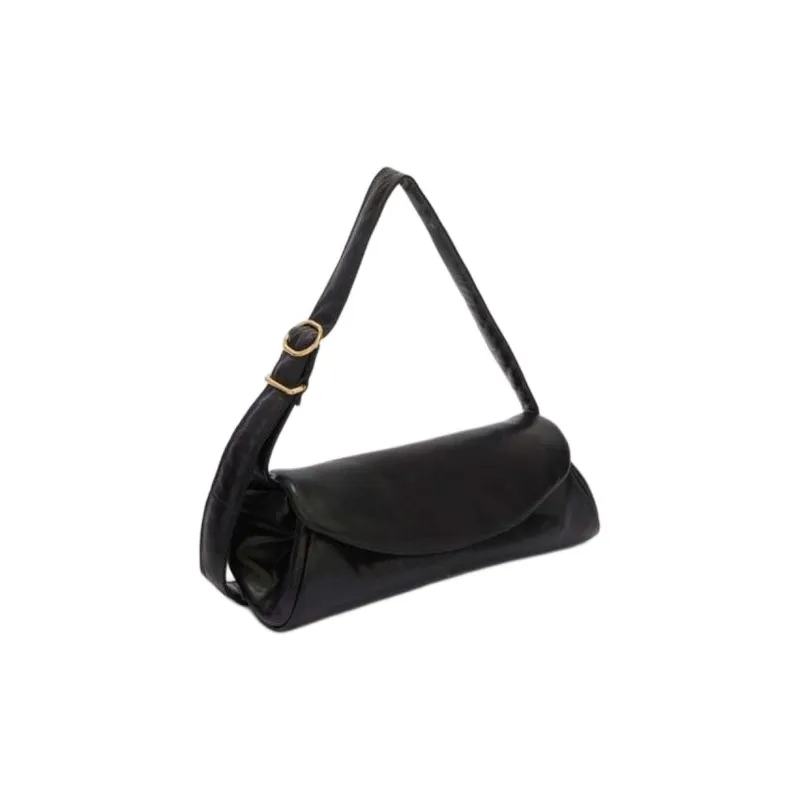 JIL SANDER Large Cannolo Foldover Top Shoulder Bag-1