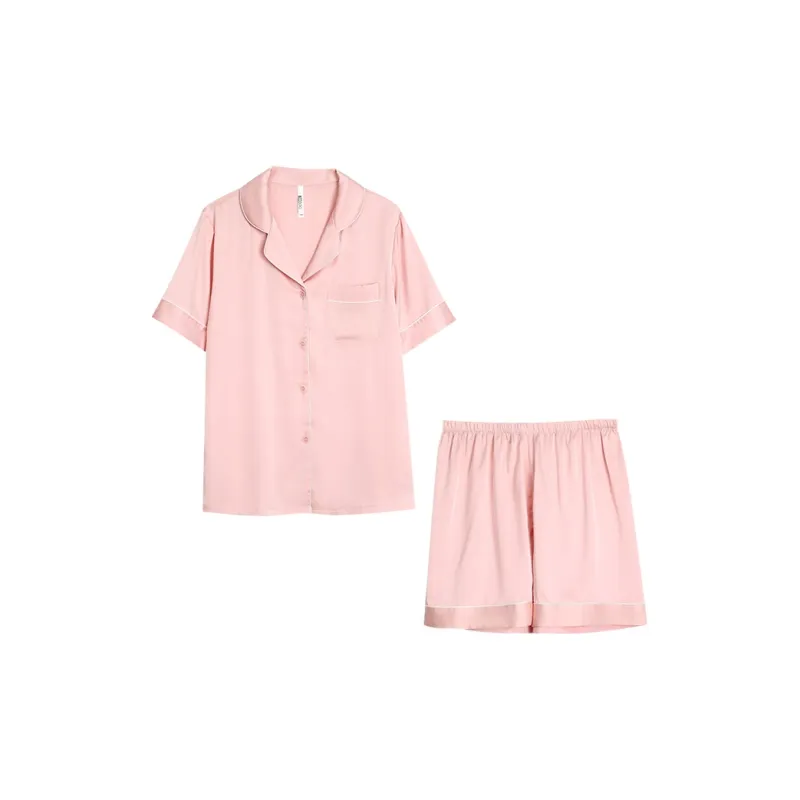 Red Beans At Home Pajama Set Women's-2