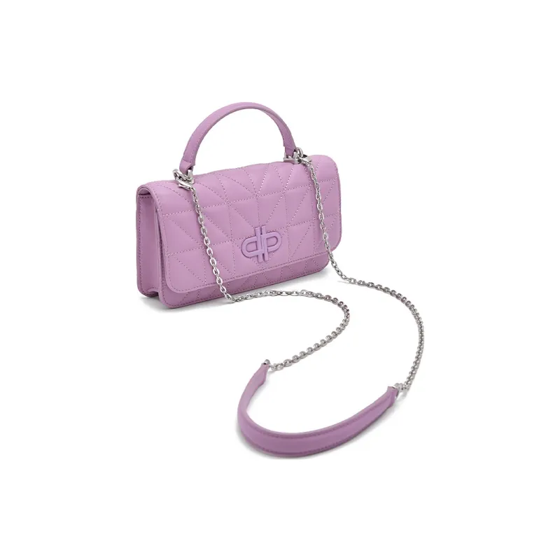 PEDRO Cow Leather Wallet Women's Black/Purple-1