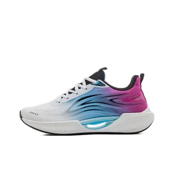 Warrior Wing Series Cushioned Anti Slip And Wear Resistant Lightweight Running Shoes Women's Beige Blue Purple