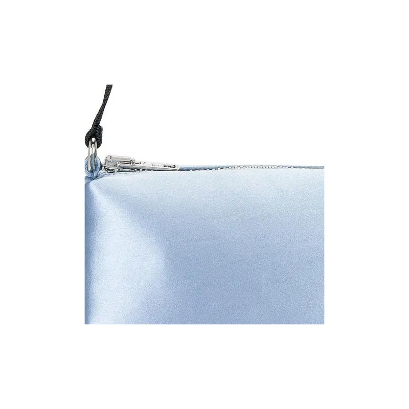 Alexander Wang Heiress Satin One Shoulder Handbags Medium Size Women's Blue-5