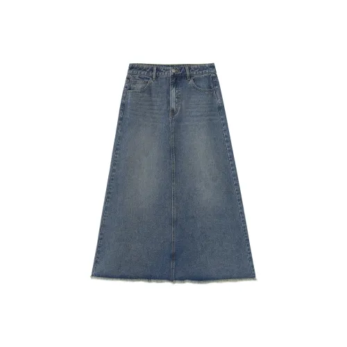 WESTLINK Denim Long Skirts Women's Blue