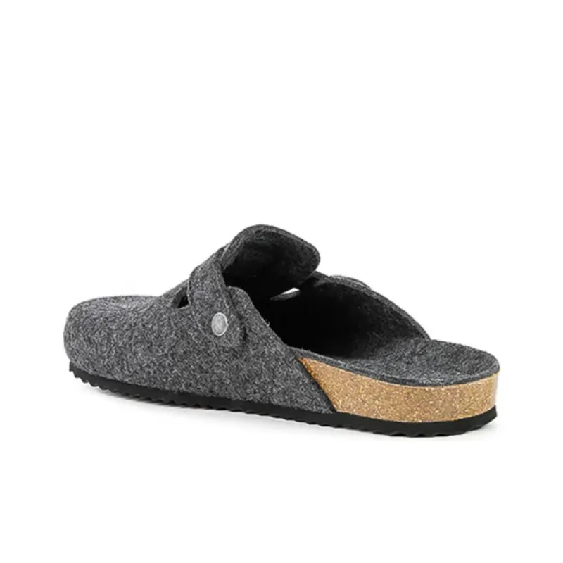 GEOX Slip Resistant Abrasion Resistant Closed Toe Slippers Men's Gray-3