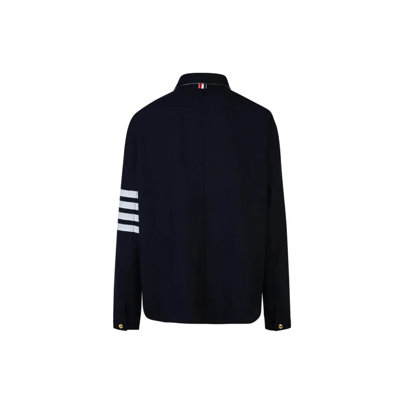 THOM BROWNE Stripe Detailed Buttoned Jacket-2