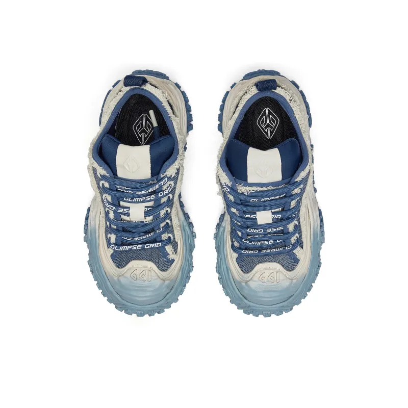 Ggi Xingyun Collection Stylish Skateboarding Shoes Unisex Haze Blue-2