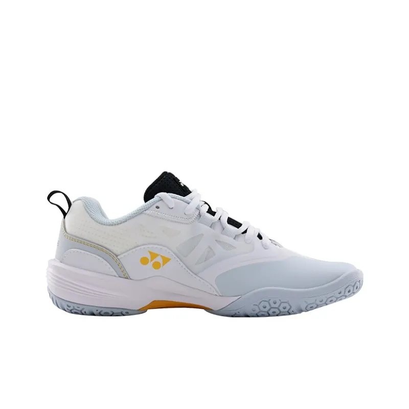 YONEX Power Cushion Low Top Badminton Shoes Unisex White Yellow-1