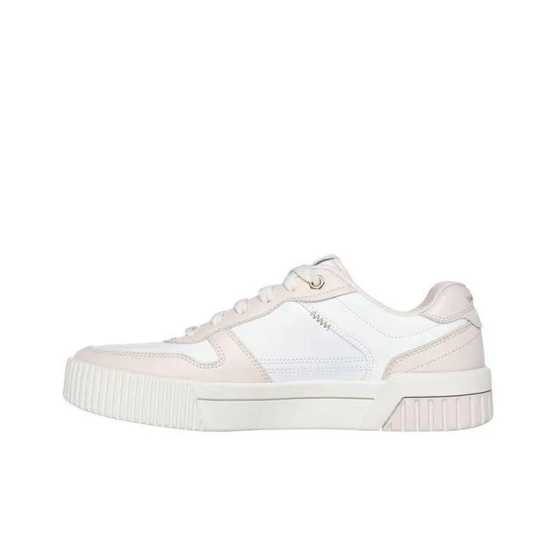 Skechers Court Classics Breathable Low Top Casual Shoes Women's Pink White-0