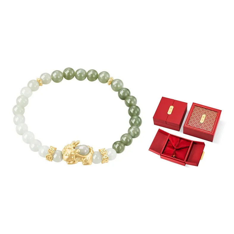 Mom's Gift Bracelets Pale Greenish White Jade Women's-1