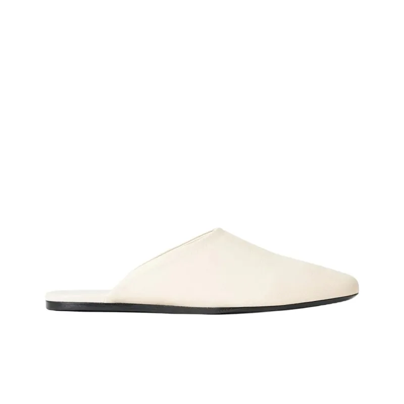 Staud Wrap-toe Slippers Women's White-1