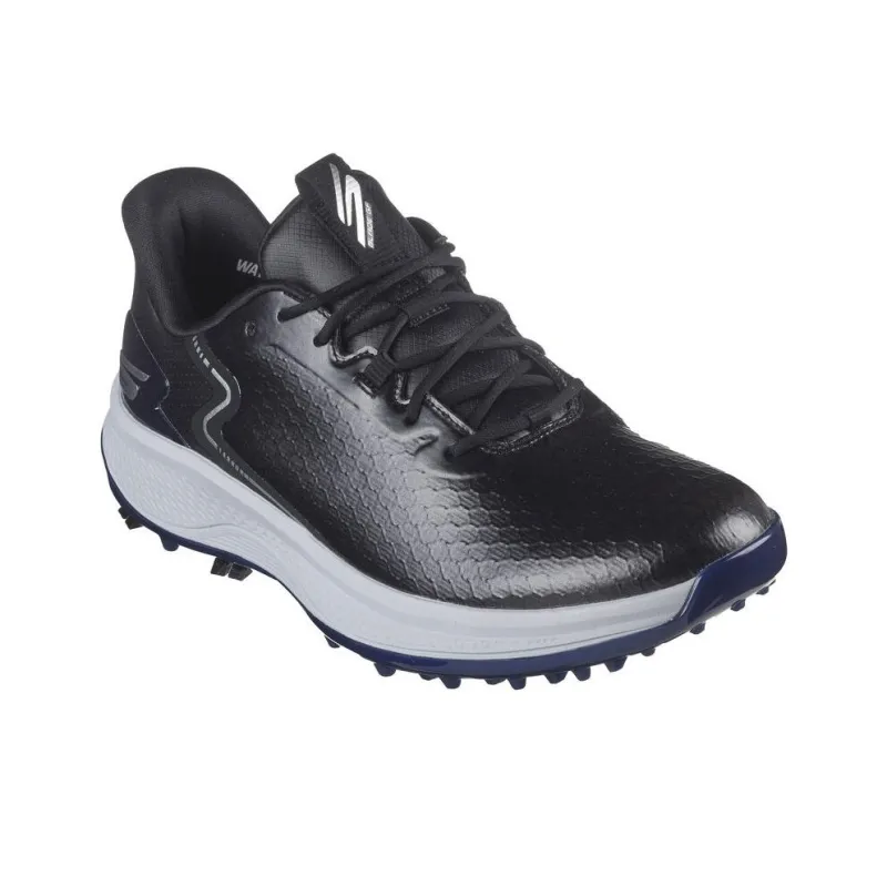 Skechers Slip Ins Slip Resistant, Abrasion Resistant, Waterproof Low Top Golf Shoes Men's Black Blue-2