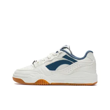 LINING Skateboard Shoes Men Low Top Mist White/Evergreen