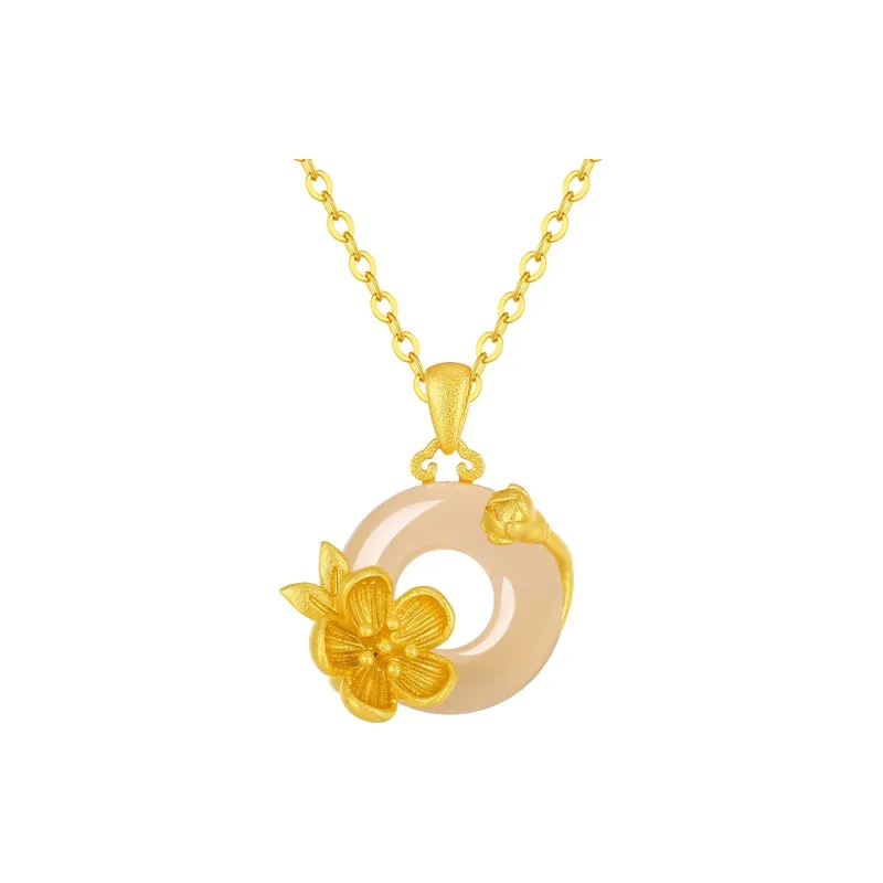 MAMADESHOUHU Chalcedony Jade Necklaces Women's-11