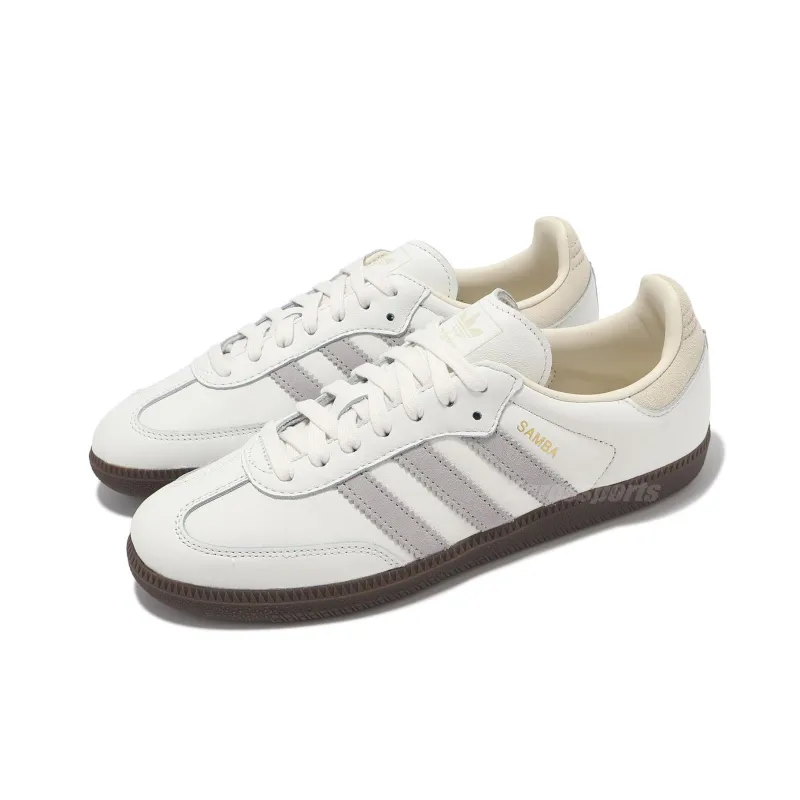adidas originals Samba OG Core White Grey-3