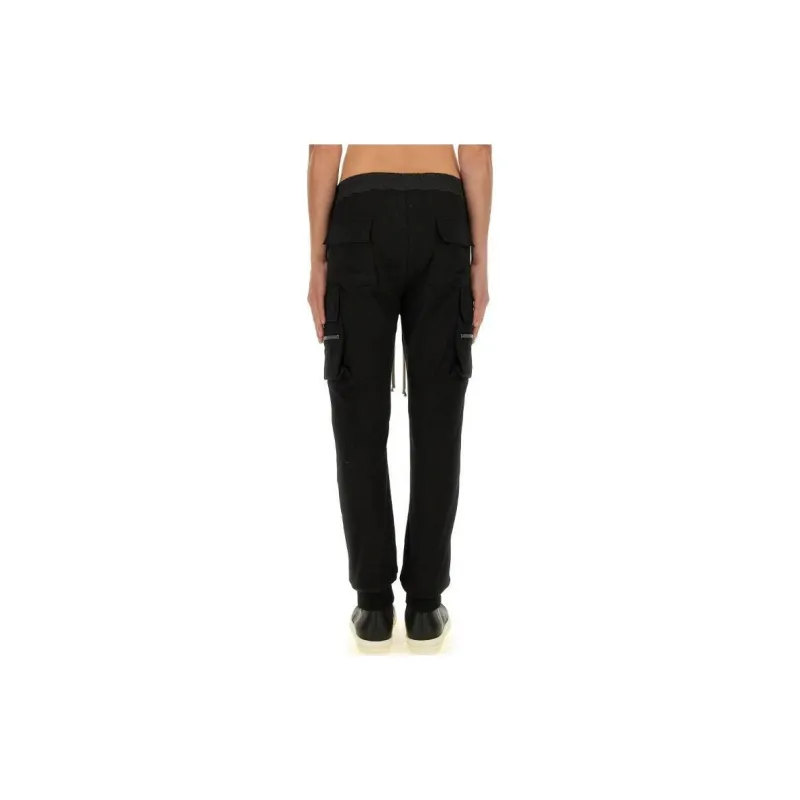 RICK OWENS Tapered Leg Drawstring Cargo Pants-1