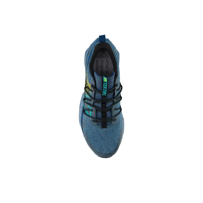 New Balance NB Tektrel Anti Slip Wear Resistant Low Top Trail Running Shoes Men's Blue Green-3