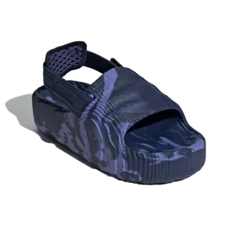 Adidas Adilette 22 Xlg Slides Dark Blue Semi Cobalt Blue Women's-2