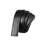 Automatic Buckle 1143[Cow Split Leather Litchi Grain, Width: 3.5cm]
