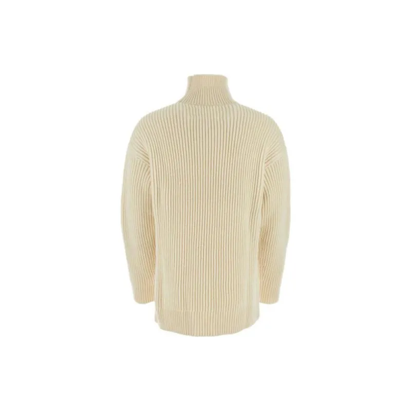 JIL SANDER Chunky Ribbed Turtleneck Jumper-1