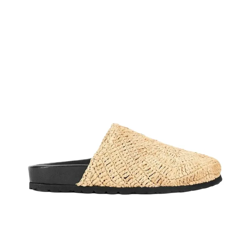 Staud Wrap-toe Slippers Women's Light Brown-1