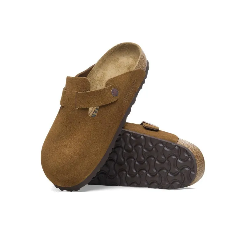Birkenstock Boston Suede Clogs-5