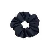 Black Faux Silk Hair Tie