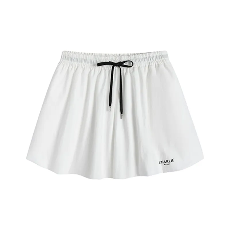 Charlie Luciano Casual Short Skirts Women's White-1