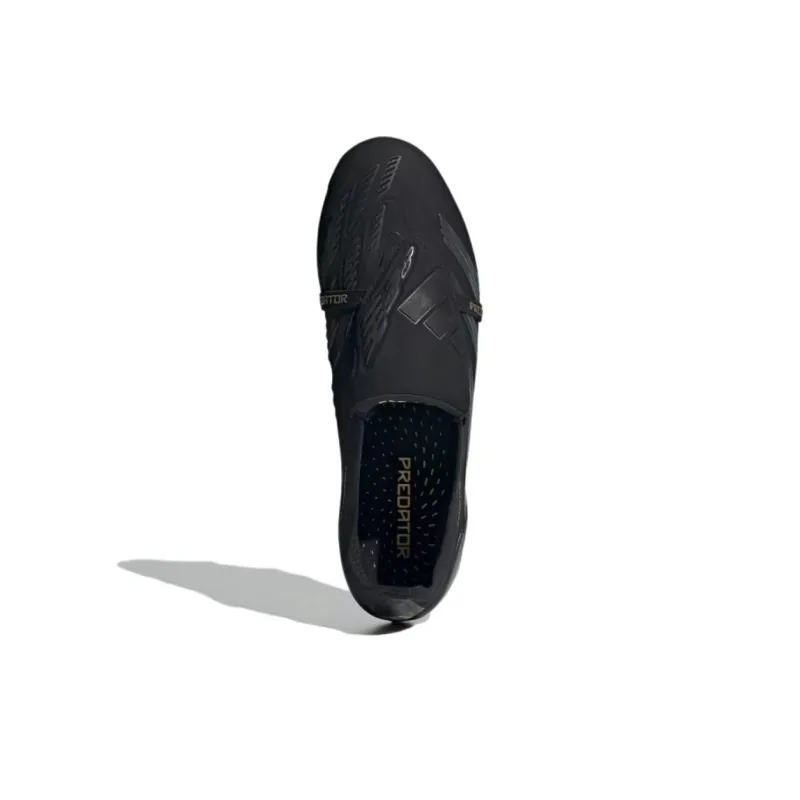 Adidas Predator Elite Foldover Tongue Fg Core Black Carbon Gold Metallic-3