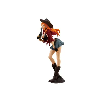 BANPRESTO Nami Glass Factory Treasure Cruise World Journey Scale Figures 19cm