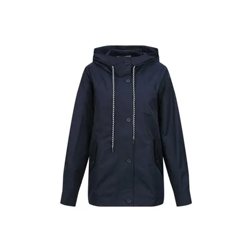 URBAN REVIVO Trench Coats Women's Royal Blue