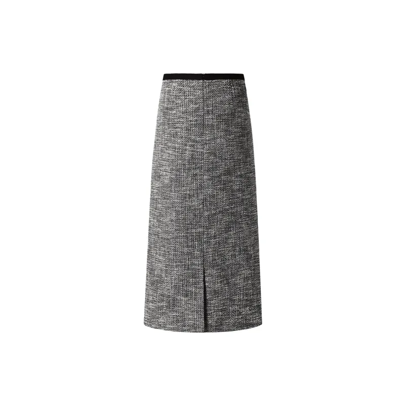 THE SEA LIFE Casual Long Skirt Women's Light Heather Gray-1