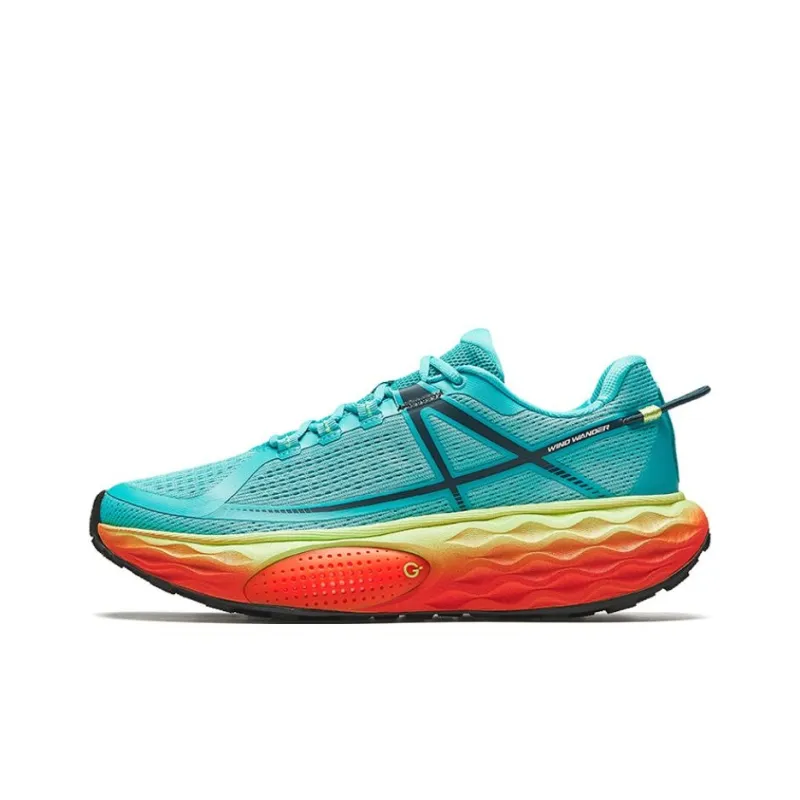 Anta Champion Series Abrasion Resistant Low Top Casual Running Shoes Men's Zhu Moon Cyan-0