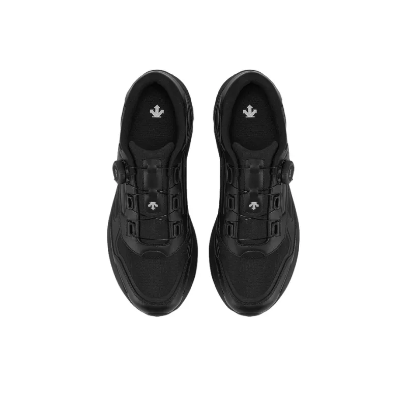 DESCENTE Dualis Knit DUALIS Series, Urban Commuting Abrasion Resistant Low Top Casual Shoes Men's Black-3