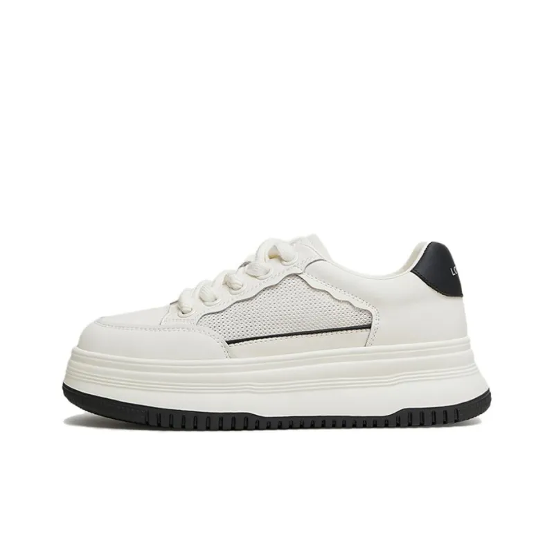 TATA Skateboard Shoes Women's Low Top Solid Color-0