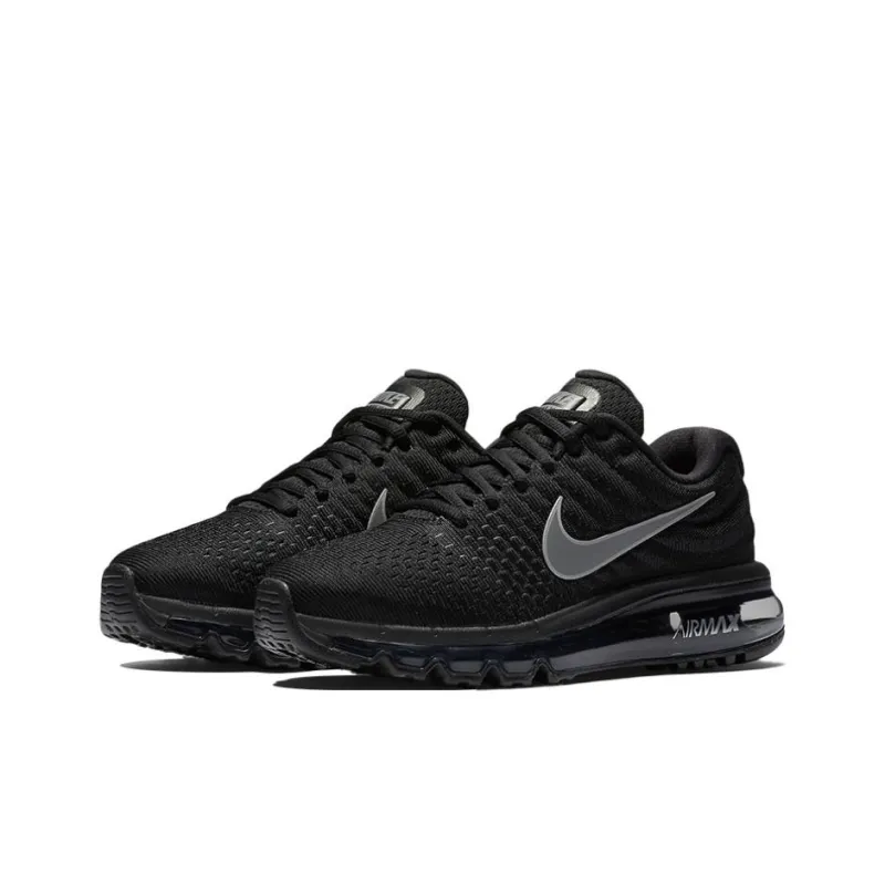 Nike Air Max 2017 Low Top Casual Running Shoes Women's Black Gray-2