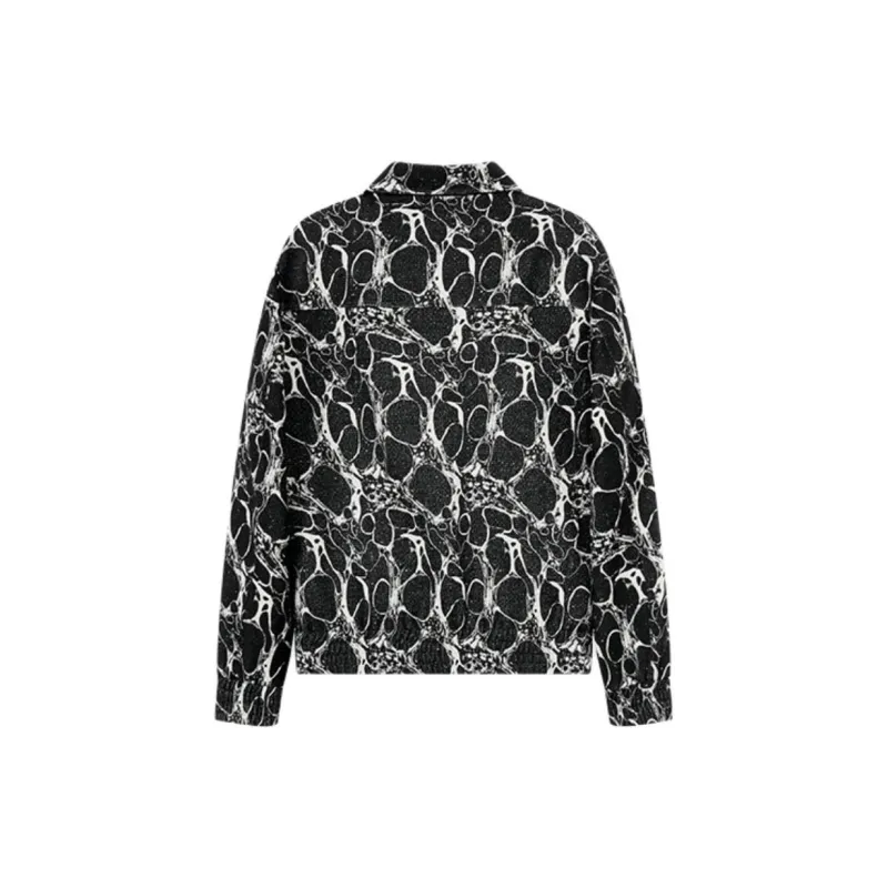 JOHN RICHMOND Jackets Coats Men's Black White-1