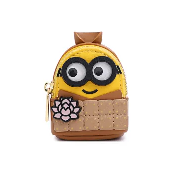FION Cowhide Leather Shoulder Bag Mini Women's Multicolor