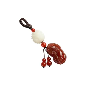 OQD Chalcedony Keychains Unisex