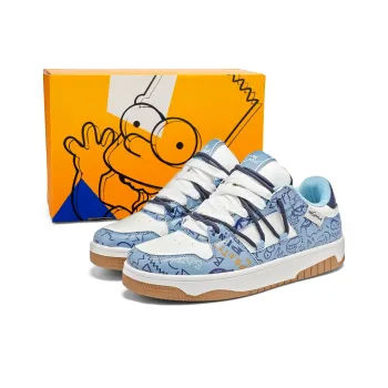 The Simpsons Low Top Skateboard Shoes Unisex