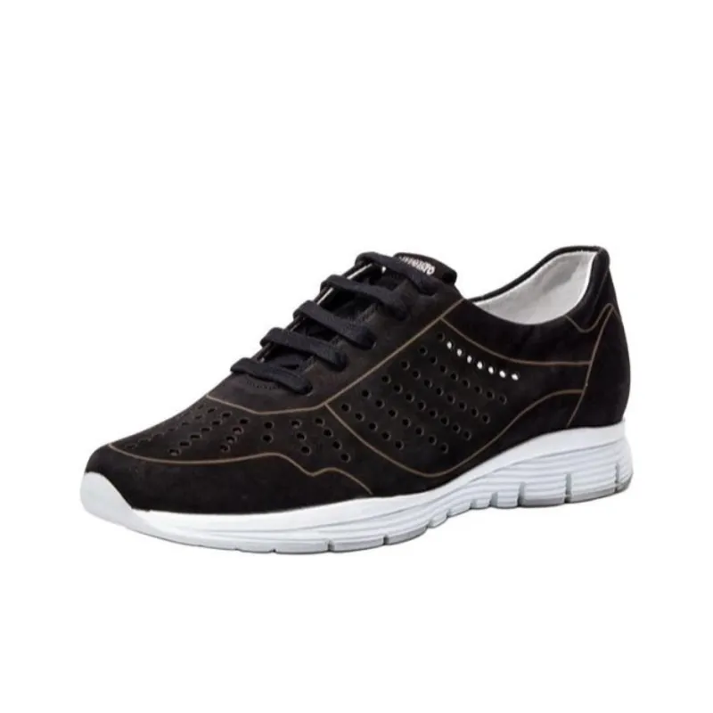 MEPHISTO Casual Shoes Women's Low Top Black/Red-1
