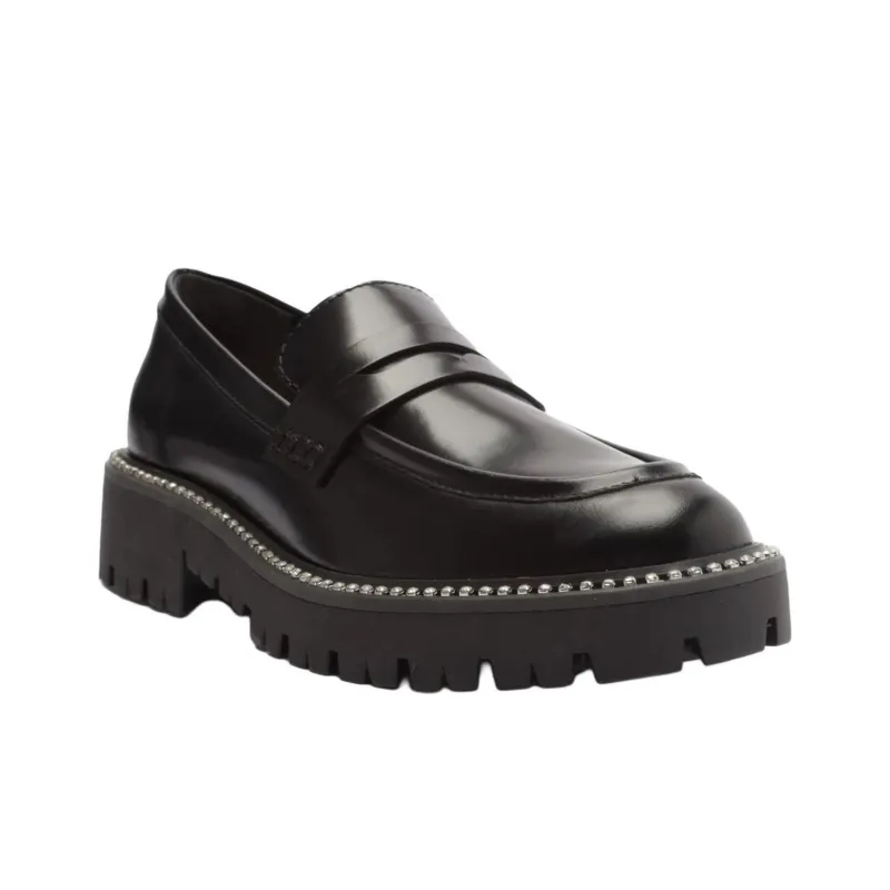 Schutz Christie Glam Loafers 3.6cm Women's Black-2