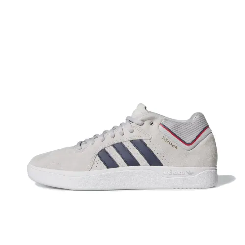 Adidas Originals Tyshawn Anti Slip Wear Resistant Low Top Skateboard Shoes Men's Milk Gray