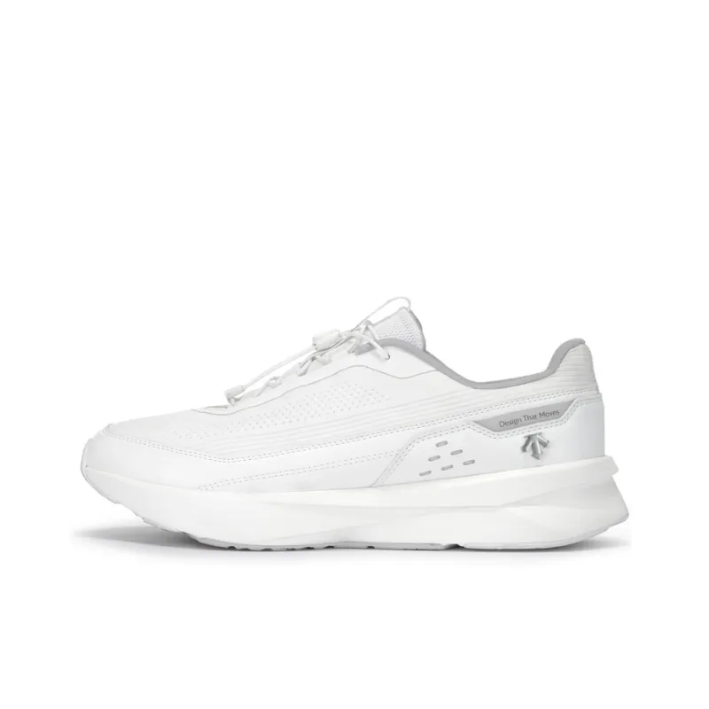 DESCENTE RUNNING Collection Slip Resistant Low Top Running Shoes Men's White-0